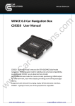 CS9320 CE Navigation Box Manual