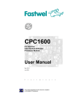 CPC1600 User Manual