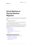 Virtual Machine to Physical Machine Migration (V2P