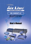 AirLive WL-5460APv2_e9 User`s Manual
