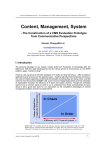 Content, Management, System - Dissertationen Online an der FU