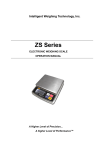ZS User Manual - Intelligent Weighing Technology, Inc.