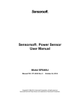Sensorsoft Power Sensor User Manual for SP6400J