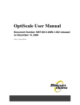 OptiScale User Manual