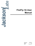 FireFly-1A User Manual - Jackson Labs Technologies, Inc.