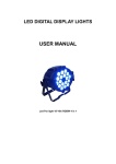 led digital display lights user manual