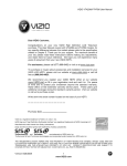 VlZlO VT420M/VT470M User Manual Dear VlZlO Customer