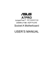 A7PRO USER`S MANUAL