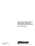 Premium Reports Manual