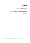 SGR24i USER MANUAL