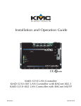 KMD-5210 - KMC Controls