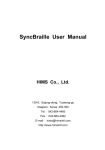 SyncBraille User Manual
