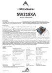 SW218XA - Axiom Pro Audio