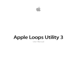 Apple Loops Utility 3 User Manual (en)