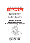 User manual SBI12 - REDARC Electronics