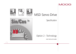 MSD Servo Drive 2nd SinCos Encoder
