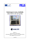 Radiological node μ-GaRaMo (description and user manual)