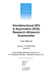 Gill R3 & R3A Research Anemometers User Manual