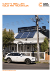 Guide to installing solar PV for households
