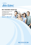 BU-3028/BU-3028-IVS User`s Manual