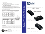 Manual for VGA Over Cat5 Active Balun Set