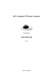 HD Compact IP Dome Camera User Manual