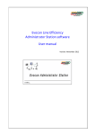 Evocon Line Efficiency Administrator Station software User manual