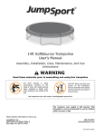 SoftBounce™ Trampoline User`s Manual