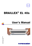 BRAILLEX EL 40s