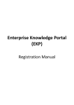 Registration Manual - Financial Services Knowledge Portal