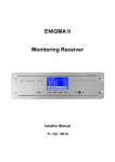 ENIGMA II Monitoring Receiver
