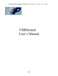 VSBDemod User`s Manual