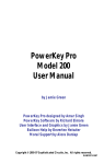 PowerKey Pro Model 200 User Manual