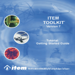 Installing ITEM ToolKit
