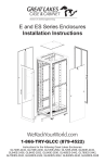 E and ES Series Enclosures Installation Instructions