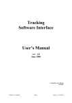 Tracking Software Interface User`s Manual - Themis