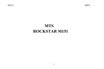MTS ROCKSTAR M151