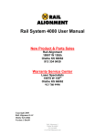 Rail System 4000 User Manual