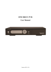 DTR 3002CU PVR User Manual