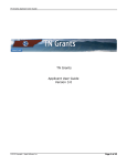 TN Grants Applicant User Guide Version 3.0