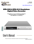 DVR-3600 Series Standalone DVRs with CD