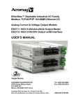 EtherStax Models ES2171 & ES2172 User`s Manual