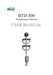 USER MANUAL FOR BTD-300