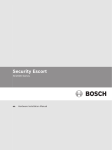 Security Escort 2.15 Hardware Installation Manual