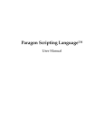 Paragon Scripting Language -