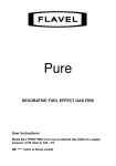 Flavel Pure User Manual