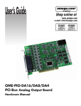 OME-PIO-DA Hardware Manual