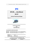 User Manual MP55E - Physik Instrumente