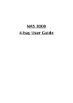 NAS3000 4bay User`s Manual