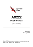 AX222 User Manual